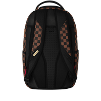 SPRAYGROUND® BACKPACK EMBOSSED CHECK BROWN BACKPACK