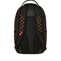 SPRAYGROUND® BACKPACK SHARKS IN PARIS WTF BUBBLE BROWN CHECK BACKPACK