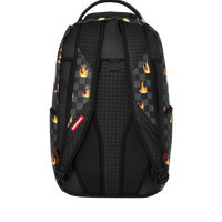 SPRAYGROUND® BACKPACK SCRIBBLE FIRE CHECK BACKPACK