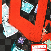 SPRAYGROUND® BACKPACK MONOPOLY GO SHARKMOUTH STENCIL BACKPACK