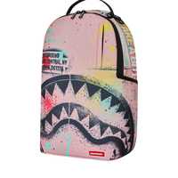 SPRAYGROUND® BACKPACK SHARK CENTRAL PINK LAB COAT STREET ART BACKPACK