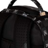 SPRAYGROUND® BACKPACK GRAY PEEKING CHARACTER CHECK BACKPACK