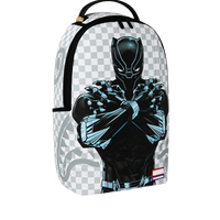 SPRAYGROUND® BACKPACK MARVEL BLACK PANTHER WAKANDA FOREVER ON WHITE CHECK BACKPACK