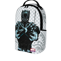 SPRAYGROUND® BACKPACK MARVEL BLACK PANTHER WAKANDA FOREVER ON WHITE CHECK BACKPACK