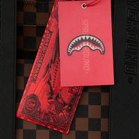 SPRAYGROUND® BACKPACK RED REDEMPTION MONTE CARLO BACKPACK