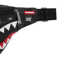 SPRAYGROUND® CROSSBODY GRAY PEEKING CHARACTER CHECK SAVVY CROSSBODY