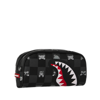 SPRAYGROUND® POUCH GRAY PEEKING CHARACTER CHECK POUCH