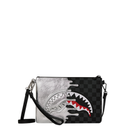 SPRAYGROUND® POUCHETTE SILVER SIDE DRIP CROSSOVER CLUTCH