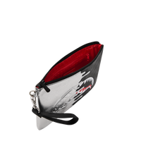 SPRAYGROUND® POUCHETTE SILVER SIDE DRIP CROSSOVER CLUTCH