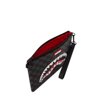 SPRAYGROUND® POUCHETTE SHARKS IN PARIS BALLOON BLACK CROSSOVER CLUTCH