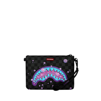 SPRAYGROUND® POUCHETTE PURPLE SLIME TAKEOVER CROSSOVER CLUTCH