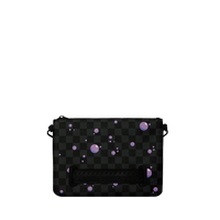 SPRAYGROUND® POUCHETTE PURPLE SLIME TAKEOVER CROSSOVER CLUTCH