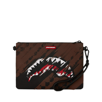 SPRAYGROUND® POUCHETTE SMEARED GRUNGE CROSSOVER CLUTCH