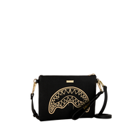 SPRAYGROUND® POUCHETTE THAT GOLD DRAP CROSSOVER CLUTCH