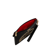 SPRAYGROUND® POUCHETTE THAT GOLD DRAP CROSSOVER CLUTCH