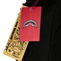 SPRAYGROUND® BACKPACK BLACKED OUT RUBBER PATCH BACKPACK