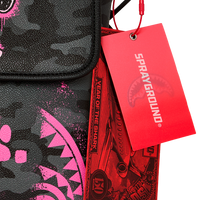 SPRAYGROUND® SLING SNOOPY PINK STENCIL MESSENGER SLING