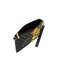 SPRAYGROUND® POUCHETTE GOLD FLORAL REMIX CROSSOVER CLUTCH