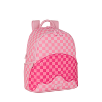 SPRAYGROUND® BACKPACK PINK SHARKS IN PARIS PATCH SAVAGE BACKPACK