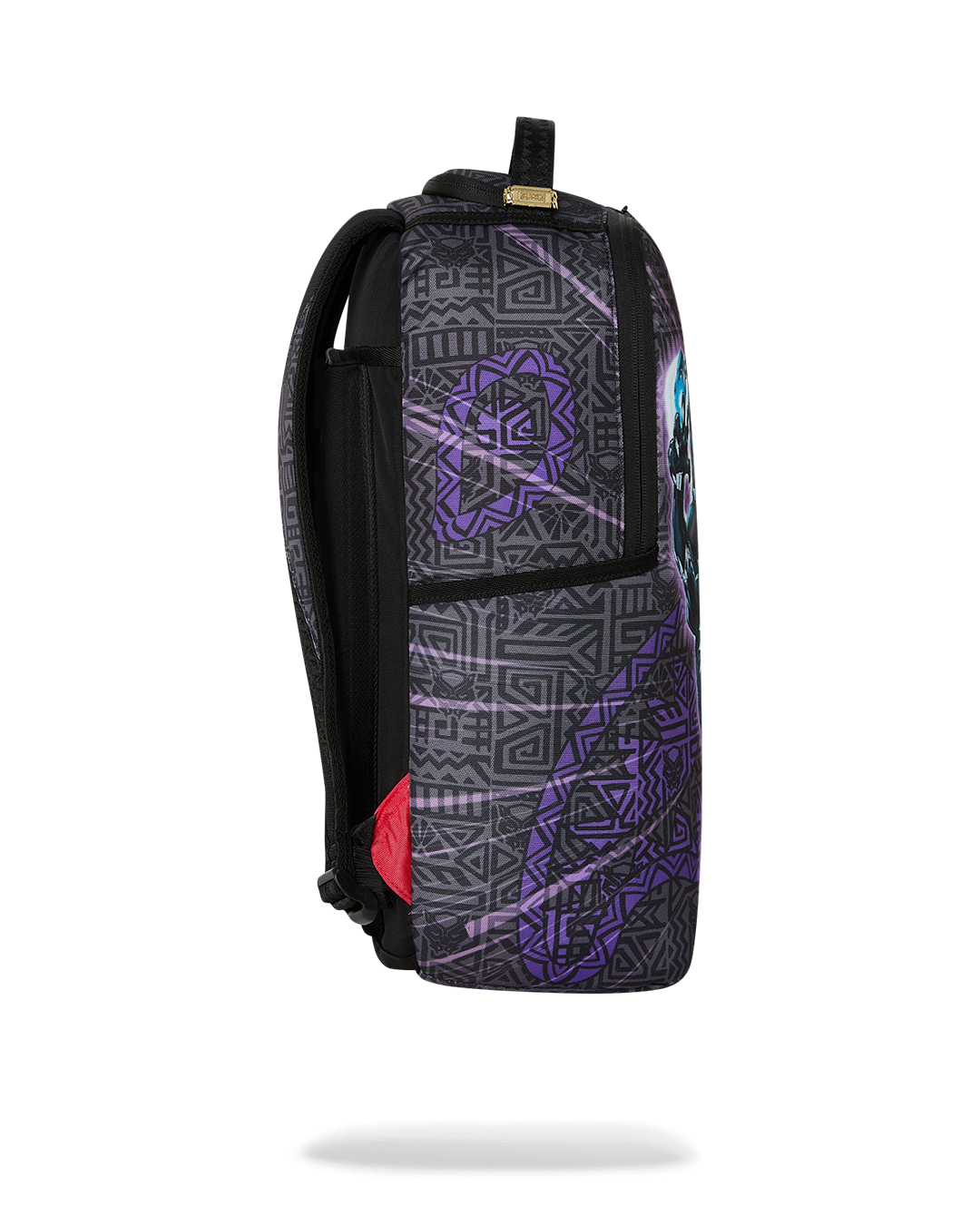 black panther laptop backpack Sprayground NEVER BACK DOWN GROUP SHOT 7732SS Genuine UK Size 8-36+ The spacious main compartment Model:GRPCS80M