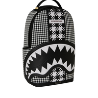 SPRAYGROUND® BACKPACK PORSCHE MIXED PEPITA SHARK COLLAB BACKPACK - LIMITED EDITION