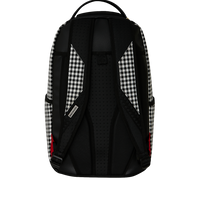 SPRAYGROUND® BACKPACK PORSCHE MIXED PEPITA SHARK COLLAB BACKPACK - LIMITED EDITION