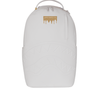 SPRAYGROUND® BACKPACK GOLD BRICK LUXE WHITE BACKPACK