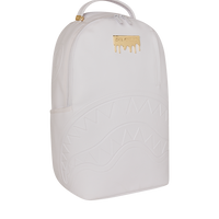 SPRAYGROUND® BACKPACK GOLD BRICK LUXE WHITE BACKPACK