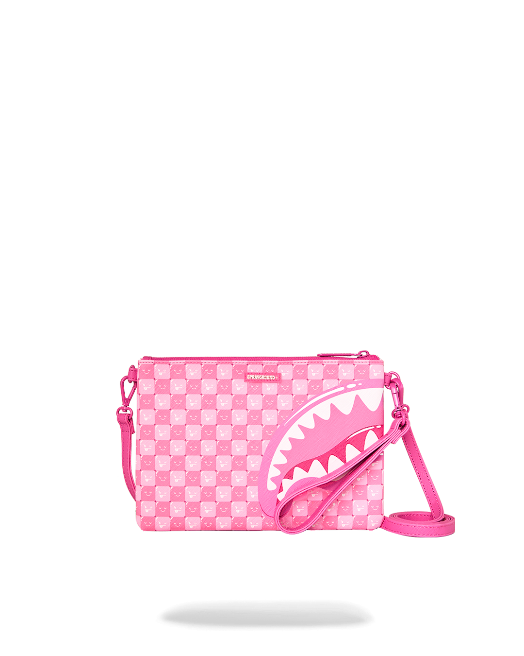 SHINOBI SHARKS IN PARIS (PINK) CROSSOVER CLUTCH – SPRAYGROUND®