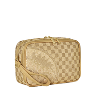 SPRAYGROUND® TOILETRY 2 TONE GOLD TRINITY TOILETRY BRICK