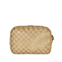 SPRAYGROUND® TOILETRY 2 TONE GOLD TRINITY TOILETRY BRICK