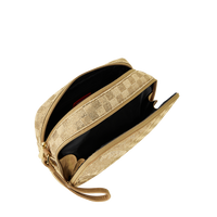 SPRAYGROUND® TOILETRY 2 TONE GOLD TRINITY TOILETRY BRICK