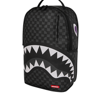 SPRAYGROUND® BACKPACK REVERSE MODE - PURPLE VELOUR TO BLACK CHECK BACKPACK