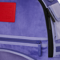 SPRAYGROUND® BACKPACK REVERSE MODE - PURPLE VELOUR TO BLACK CHECK BACKPACK