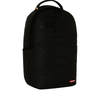 SPRAYGROUND® BACKPACK SHARK CENTRAL EMBOSSED BLACK NYLON BACKPACK