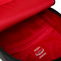 SPRAYGROUND® BACKPACK SHARK CENTRAL EMBOSSED BLACK NYLON BACKPACK