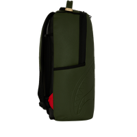 SPRAYGROUND® BACKPACK SHARK CENTRAL EMBOSSED GREEN NYLON BACKPACK