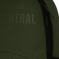 SPRAYGROUND® BACKPACK SHARK CENTRAL EMBOSSED GREEN NYLON BACKPACK