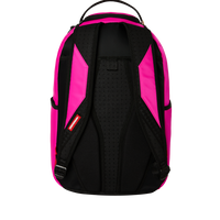 SPRAYGROUND® BACKPACK SHARK CENTRAL WHITE STENCIL SHARK PINK NYLON BACKPACK