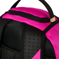 SPRAYGROUND® BACKPACK SHARK CENTRAL WHITE STENCIL SHARK PINK NYLON BACKPACK