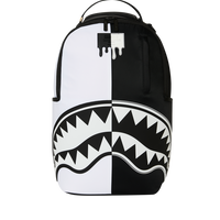 SPRAYGROUND® BACKPACK SHARK CENTRAL BLACK AND WHITE STENCIL BACKPACK