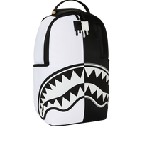 SPRAYGROUND® BACKPACK SHARK CENTRAL BLACK AND WHITE STENCIL BACKPACK
