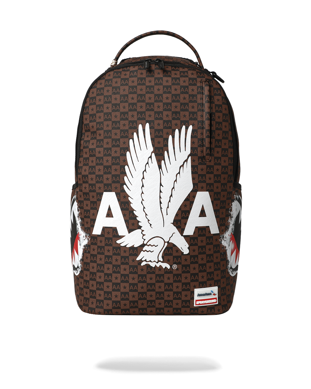 american airlines can a mini backpack be a personal item 100 YRS -AA TAKES FLIGHT – SPRAYGROUND® Men's Leather Rucksack - plate Style:26