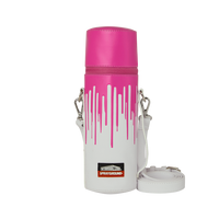 WYNWOOD WALLS COLLAB WATER BOTTLE OR SPRAYCAN HOLDER (WHT/PNK)