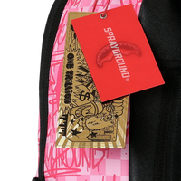 SPRAYGROUND® BACKPACK PINK CHECK GRAFFITI BACKPACK