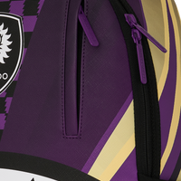 SPRAYGROUND® BACKPACK MLS COLLAB - ORLANDO CITY CHECK SPLIT DLXSV BACKPACK