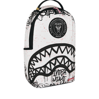 SPRAYGROUND® BACKPACK MLS COLLAB - INTERMIAMI STREETART (WHT) DLXSV BACKPACK