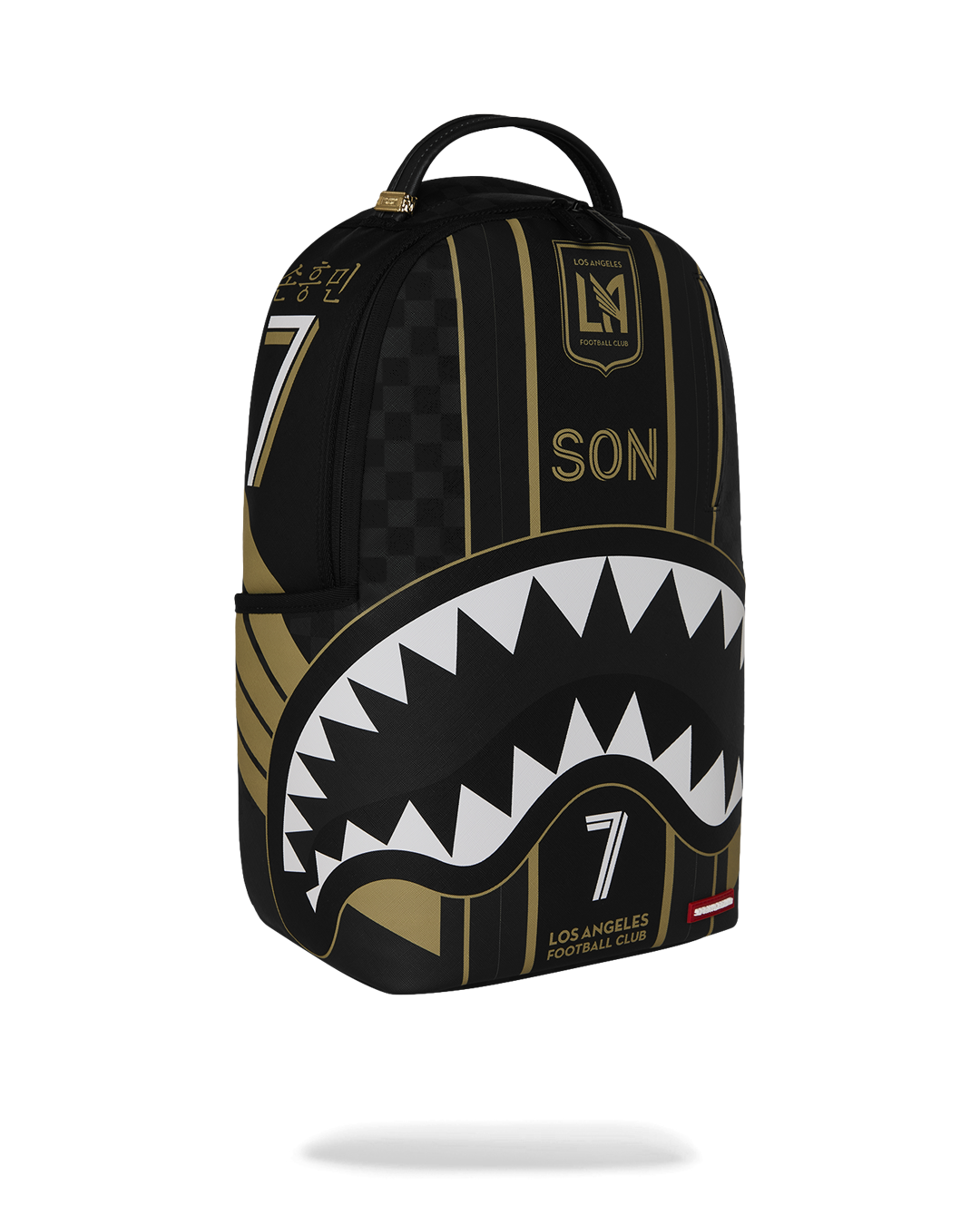 Sprayground リュック ゴールド チェッカーフラッグ MLS COLLAB - LAFC SON HEUNG-MIN BACKPACK – SPRAYGROUND®
