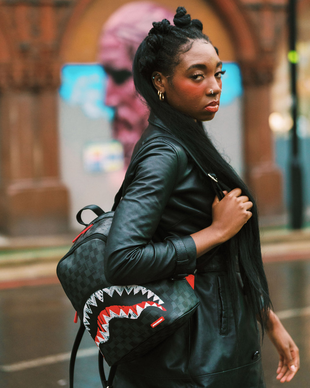 SPRAYGROUND® BACKPACK SCRIBBLE SHARK SAVAGE BACKPACK