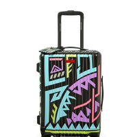SPRAYGROUND® LUGGAGE A.I. PATH TO THE FUTURE III HARDSHELL CARRY-ON LUGGAGE - SANDFLOWER COLLAB